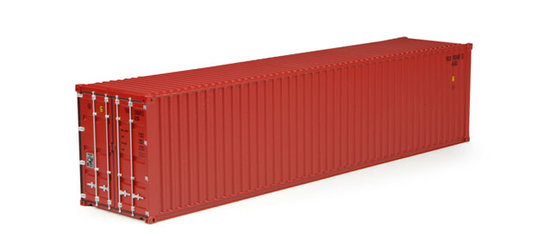 40 ft-Container. Container, braun